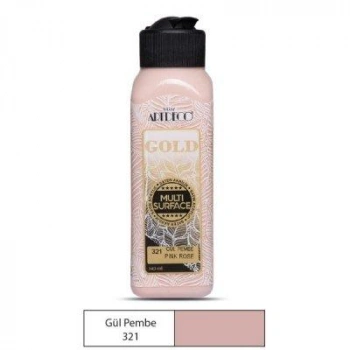 Artdeco Gold Multi-Surface Akrilik Boya 140ml Gül Pembe 321