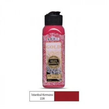 Artdeco Gold Multi-Surface Akrilik Boya 140ml İstanbul Kırmızısı 228