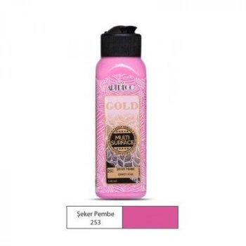 Artdeco Gold Multi-Surface Akrilik Boya 140ml Şeker Pembe 253