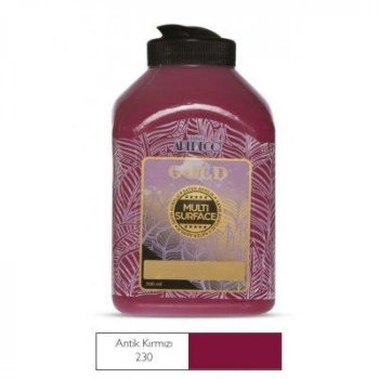 Artdeco Gold Multi-Surface Akrilik Boya 500ml Antik Kırmızı 230