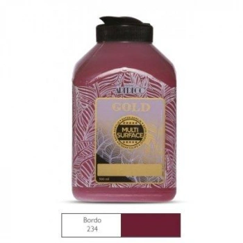 Artdeco Gold Multi-Surface Akrilik Boya 500ml Bordo 234