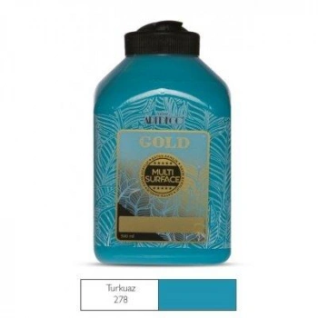 Artdeco Gold Multi-Surface Akrilik Boya 500ml Turkuaz 278
