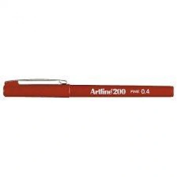 ARTLINE 200 FINE PEN DARK RED