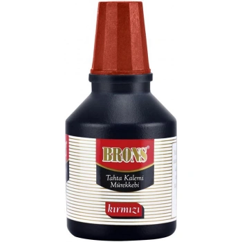 Brons Tahta Kalemi Murekkebi -Kırmızı 30Cc.