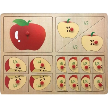 BU-BU AHŞAP PUZZLE KESİRLER