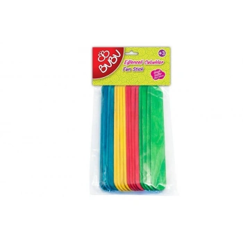 Bu-Bu Eğlenceli Çubuklar Renkli 15x1,8cm