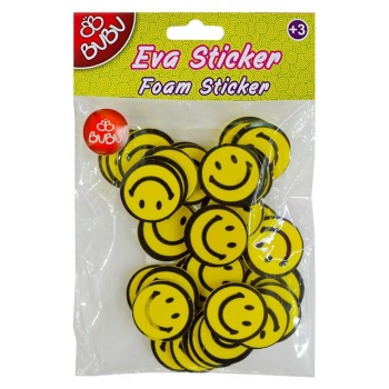 BU-BU EVA STICKER GÜLEN YÜZ ORTA