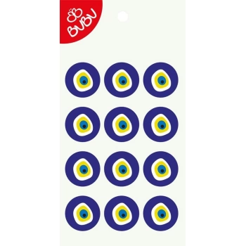 Bu-Bu Lüx Epoxy Sticker Nazar Boncuğu 3cm