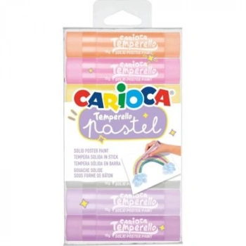 CARİOCA TEMPERELLO STICK POSTER BOYAMA KALEMİ PASTEL 8Lİ