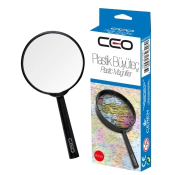 CEO PLASTİK BÜYÜTEÇ 90MM