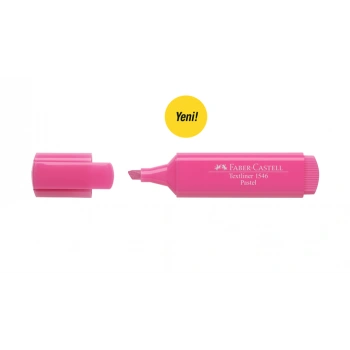 Faber  1546 Pastel Fosforlu Kalem gül YENİ
