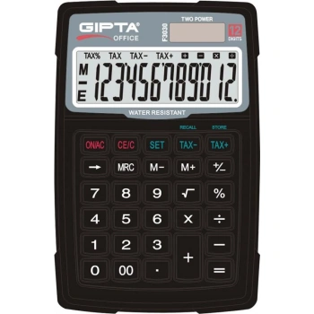 GIPTA HESAP MAKINASI - 12 DIGIT MASA TIPI