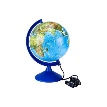 GÜRBÜZ 30CM KK FİZİKİ+SİYASİ KÜRE IŞIKLI ÇİFT TARAFLI