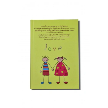 DEFFTER LOVE SERT KAPAK ÇİZGİLİ DEFTER 64927-3