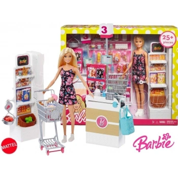 Mattel  Barbie Süpermarkette Oyun Seti FRP01