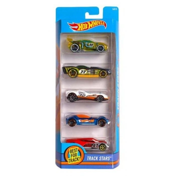 Mattel  Hot Wheels Beşli Araba Seti 1806