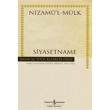Nizamül Mülk Siyasetname (K.Kapak)