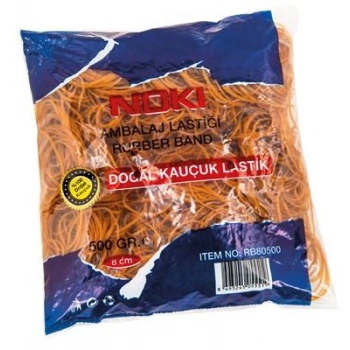 Noki Ambalaj Lastiği %100 Kauçuk 8 cm. 500 gr. Poşet