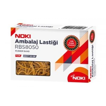 Noki Ambalaj Lastiği %80 Kauçuk 7 cm. 50 gr. Kutu