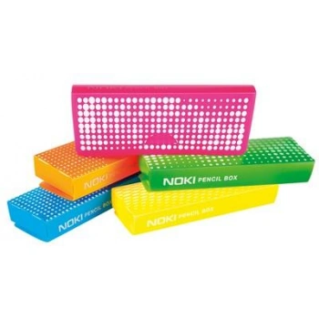 NOKİ NEON SERİ KALEM KUTUSU SARI