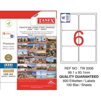 TANEX HAZIR ETIKET 2004 99.1X93.1