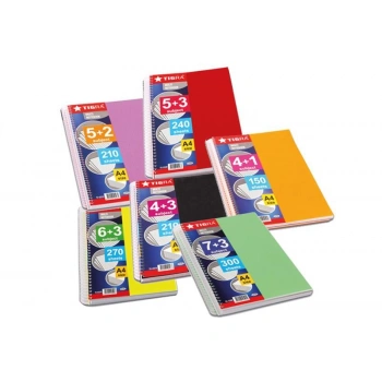 TIGRA (TD-060/1) PP KAPAK SPIRAL(Çizgili) 60 yp