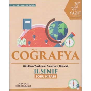 YAZIT 11.SINIF COĞRAFYA SORU KİTABI *YENİ* 2019