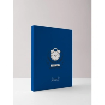 LACİVERT MELİMELEK Zamansız Ajanda 4 renk, 160sy,  tarihsiz aylar 16,5x20,8