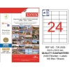 TANEX HAZIR ETİKET 2533 64,6X33,8