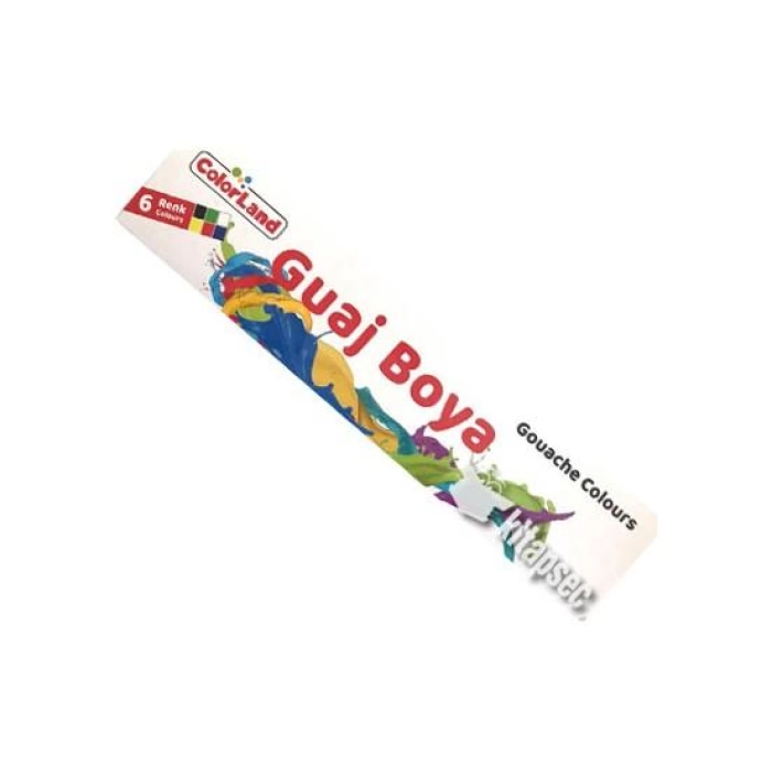 Colorland 6 Renk Guaj Boya 20ml