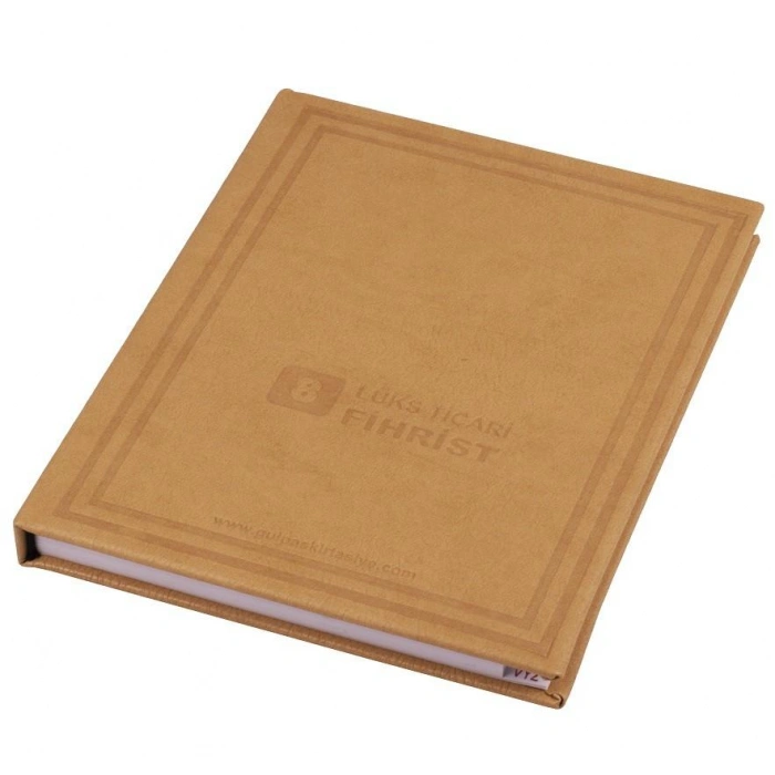 GÜLPAŞ 8Lİ TİCARİ FİHRİST SUNİ DERİ KAPAK 20X28 1 171