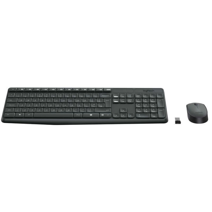 LOGITECH MK235 SİYAH KABLOSUZ SET