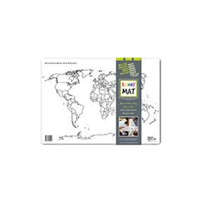 Akademi Çocuk-Funny Mat - Dünya Dilsiz Haritası