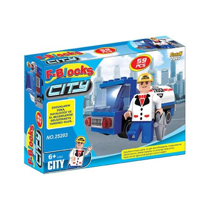 F BLOKS CITY SERİ 59 PCS