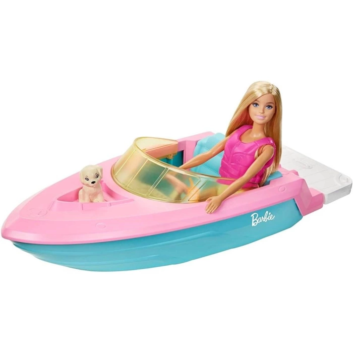 Mattel  Barbie Bebek ve Teknesi Oyun Seti GRG30