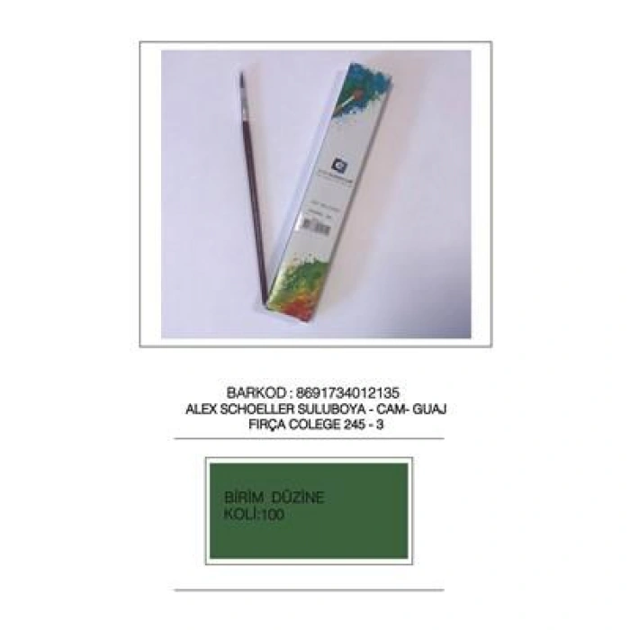 ALEX 01  NUMARA FIRÇA 245/3