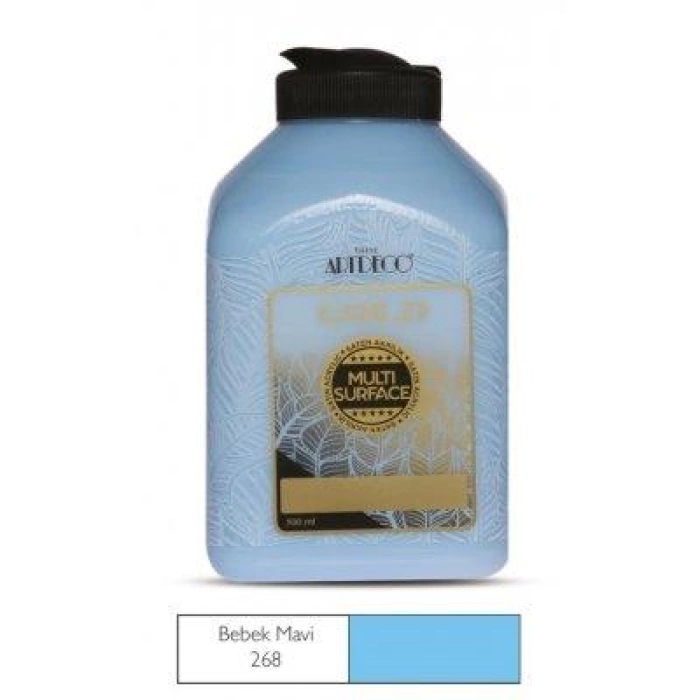 Artdeco Gold Multi-Surface Akrilik Boya 500ml Bebek Mavi 268