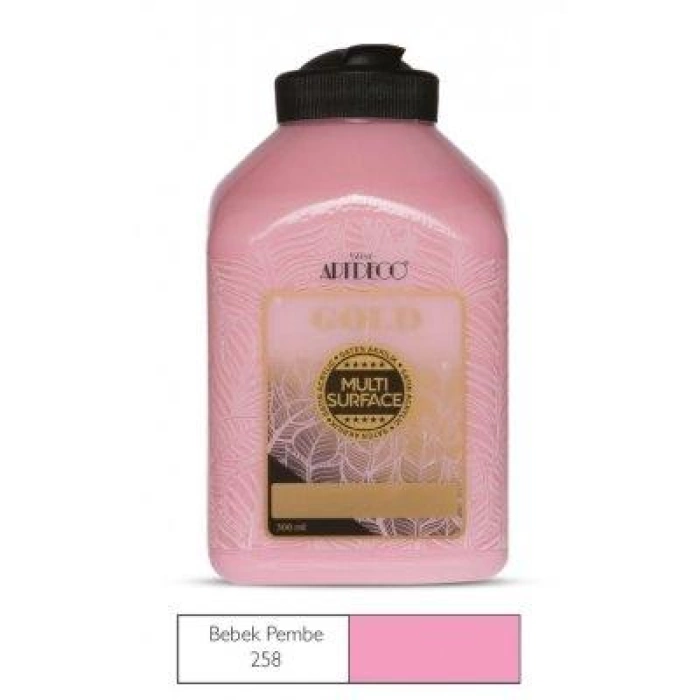 Artdeco Gold Multi-Surface Akrilik Boya 500ml Bebek Pembe 258