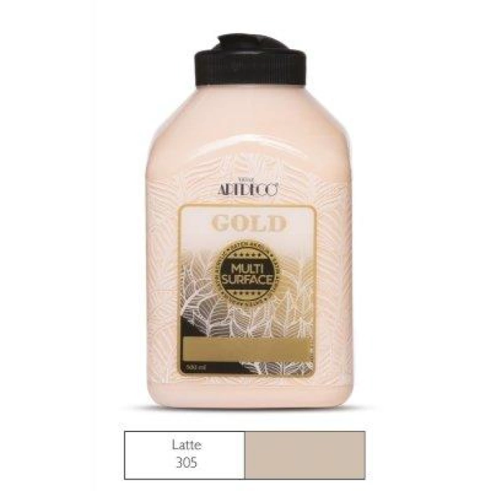 Artdeco Gold Multi-Surface Akrilik Boya 500ml Latte 305