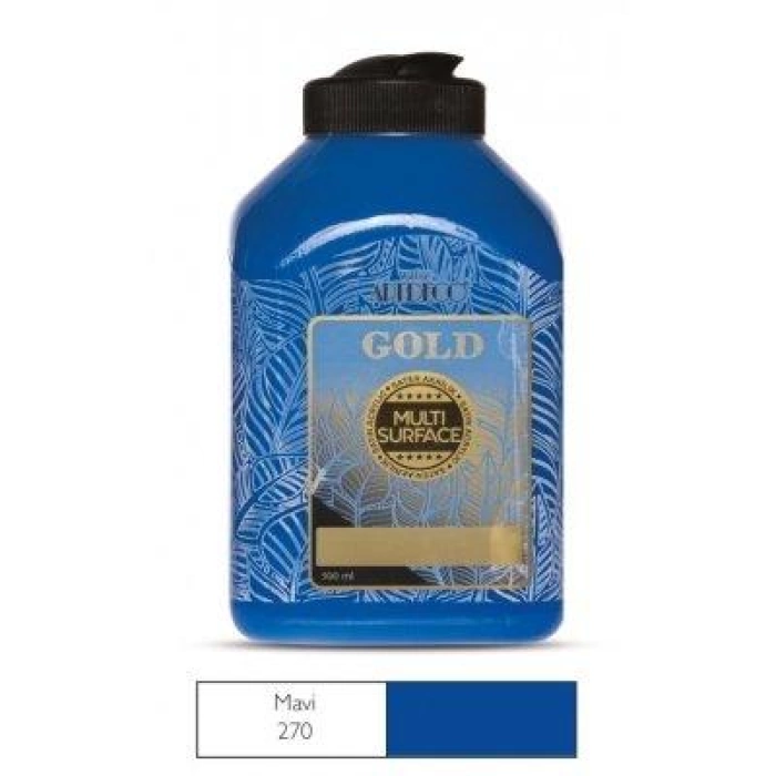 Artdeco Gold Multi-Surface Akrilik Boya 500ml Mavi 270