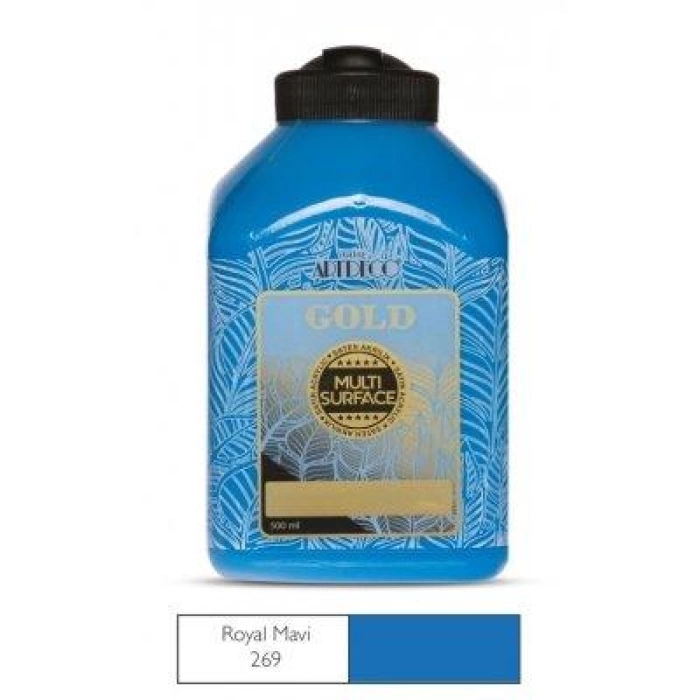 Artdeco Gold Multi-Surface Akrilik Boya 500ml Royal Mavi 269