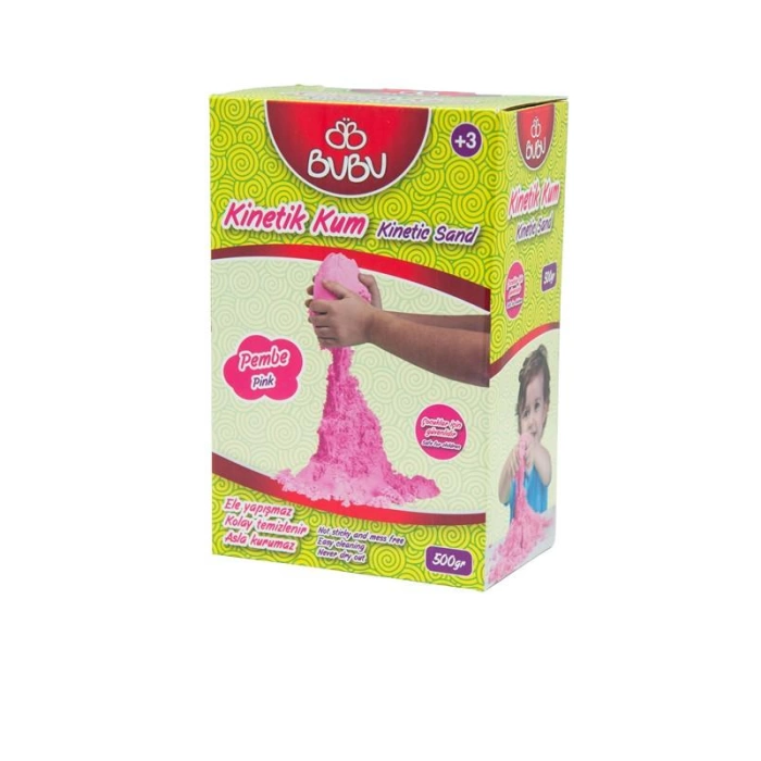 BU-BU KİNETİK KUM 500 GR. PEMBE