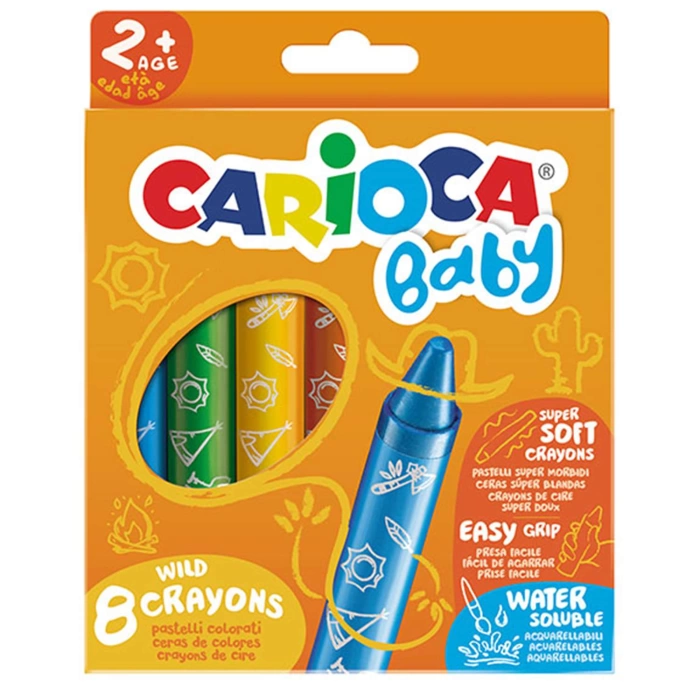 CARİOCA BEBEK PASTEL BOYA 8Lİ