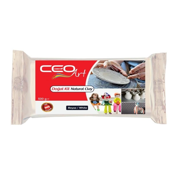 CEO ART DOĞAL KİL BEYAZ 500GR