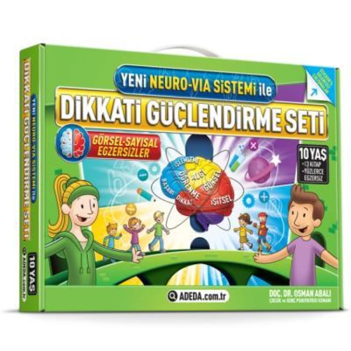 Dikkati Güçlendirme Seti Plus 10 Yaş (Yeni Neuro-Via Sistemi İle)