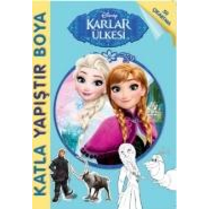 DİSNEY KARLA ULKESI KATLA YAPISTIR BOYA