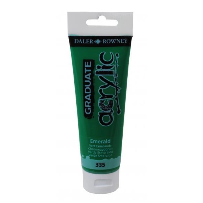 GRADUATE ACRYLIC 120ML EMERALD