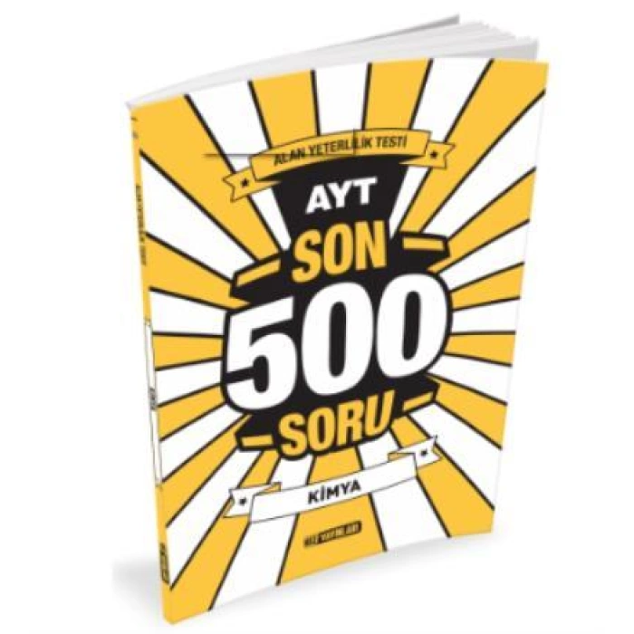 Hız AYT Son 500 Soru Kimya