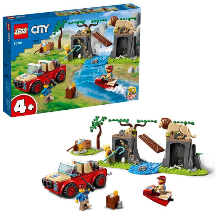 60301 LEGO City Vahşi Hayvan Kurtarma Jipi