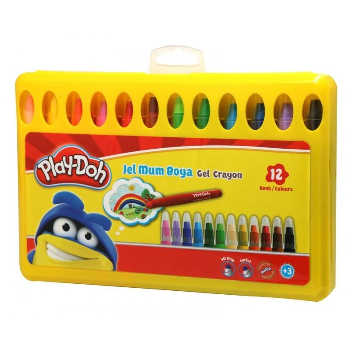 PLAY-DOH JEL CRAYON 12 RENK PP BOX